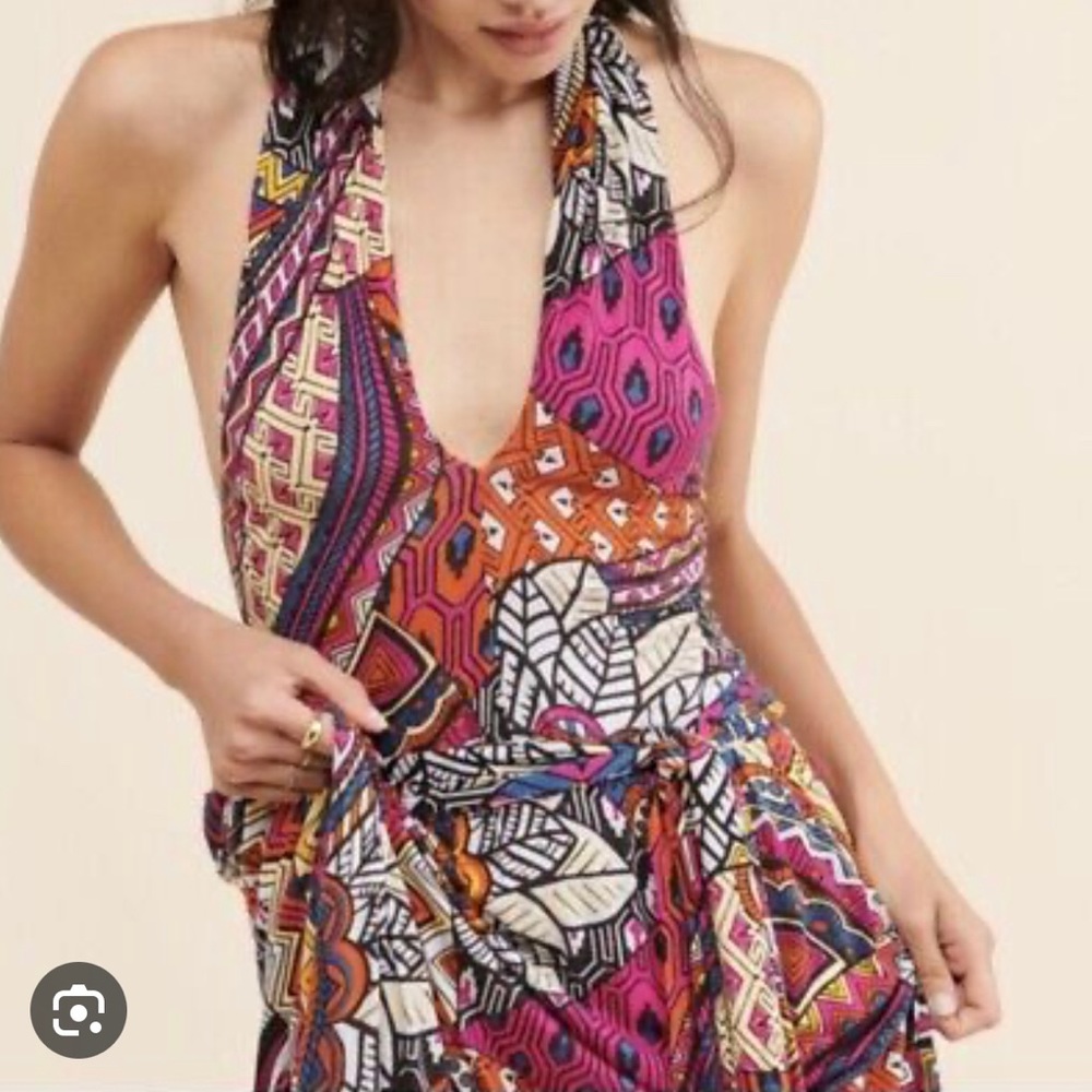 Cynthia halter maxi dress